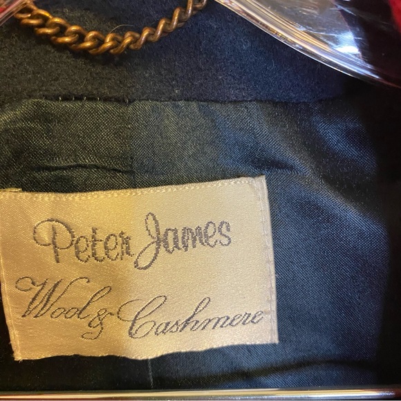 Peter James Wool and Cashmere Coat Medium - Picture 7 of 13
